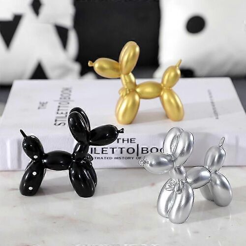 Ballon Chien, Mini Animal Figurine Style Nord Européen Ballon Chien Table Décor Art Sculpture Compatible Avec Famille Ornement Décoration De Maison
