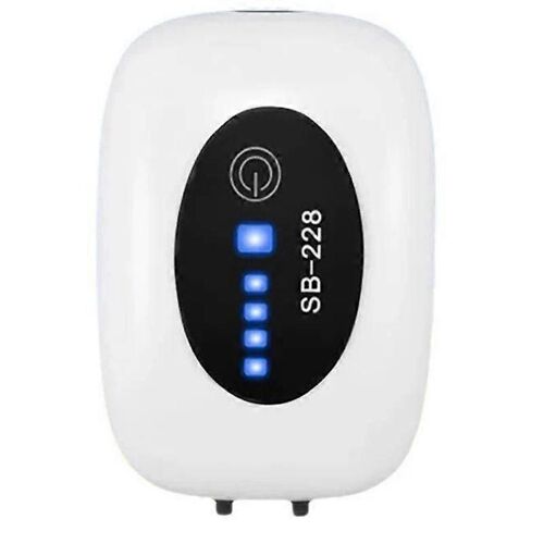 Pompe À Air D'aquarium Usb Rechargeable Pompe À Oxygène Fish Tank Bubbler Haute Capacité 4800mah Batterie Au Lithium, Double Trou D'aération