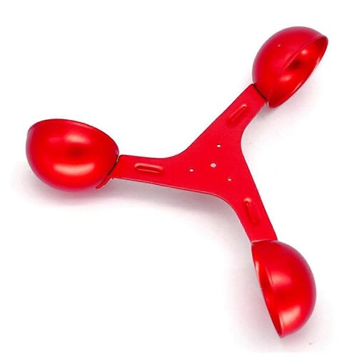 Anémomètre de sortie de vitesse du vent Anémomètre Anémomètre en alliage d'aluminium Calculateur de vitesse du vent avec anémomètre de type à trois tasses