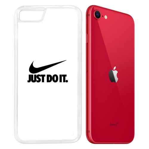 Coque Pour Iphone 8 - Nike Just Do It Blanc
