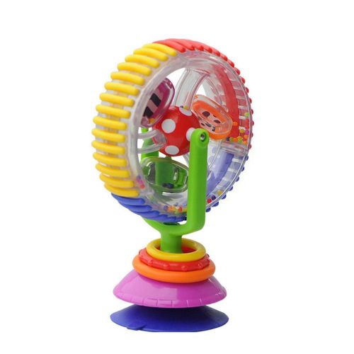 Moulin À Vent Rotatif Pour Bébé, Jouet Avec Perles, Son, Attire L'Attention De Bébé