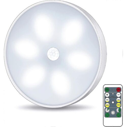 Led Night Light Placard Lampe, USB rechargeable 1 Pack Night Lights sans fil avec contrôle tactile et télécommande Dimmable Luminosité Alimenté Cabinet L