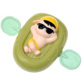Jouets D'Eau De Bain Pour Enfants, Bateau À Rames En Chaîne, Flottant, Dessin Animé, Poupée De Bain, Cadeaux De Plage