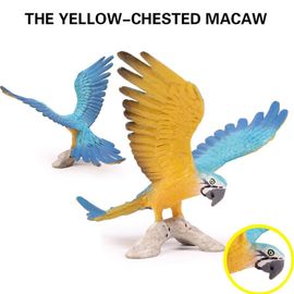 Mini Figurine De Simulation De Perroquet, Plume Créative Pour Pelouse, Ornement Animal Oiseau De Jardin, Accessoire De Décoration Pour La Maison