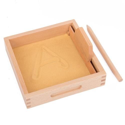 Bac À Sable Pour La Formation Des Lettres, Avec Stylo En Bois, Jouet D'Apprentissage Des Chiffres Et De L'Alphabet, Jouets Éducatifs Pour Enfants, Offre Spéciale, 50%