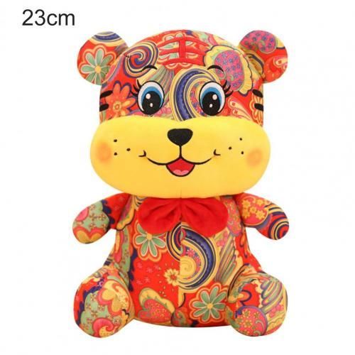 Jouet En Peluche Tigre Chinois 2022, Fabrication Soignée, Texture Douce, Décoration Intérieure De Voiture, Cadeau De Noël