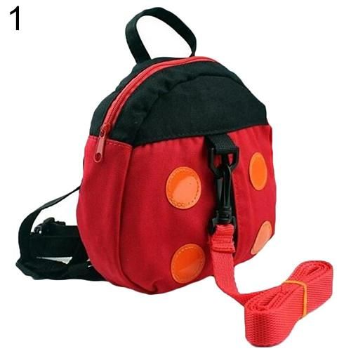 Harnais Coccinelle Mignon, 1 Ensemble, Compagnon Chauve-Souris, Porte-Bébé, Sac À Dos Pour Enfant, Harnais, Laisses, Aide À La Marche