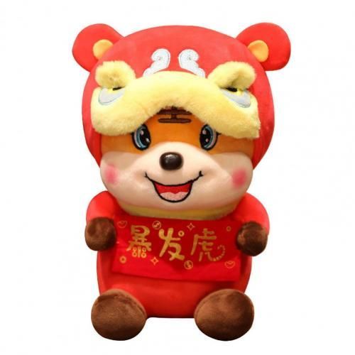 Jouet En Peluche Tigre En Pp Et Coton, Fabrication Soignée, Confortable, Mascotte, Pour Le Nouvel An Chinois, Pour Famille, 2022