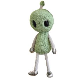 Poupée Extraterrestre En Peluche Pour Enfants, Coussin De Dos, Vert, Mignon, Cadeau De Noël, 1 Pièce