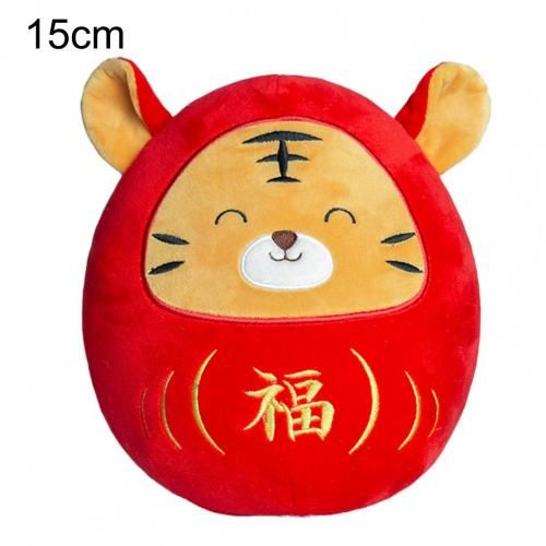 Poupée Légère Et Flexible En Peluche Tigre Finement Cousue, Avec Yeux Ronds, Pour Décoration De Canapé