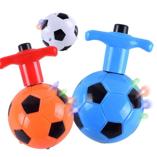 Figurine De Football Électrique Rotative À Led, 1 Pièce, Clignotant, Mignon, Modèle Lanceur, Brille La Nuit, Jouet Cadeau Pour Enfant, Aléatoire