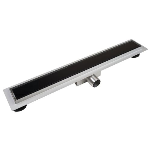 1000mm Verre Trempé Panneau Salle De Bains Étage Évacuation Douche Feuille