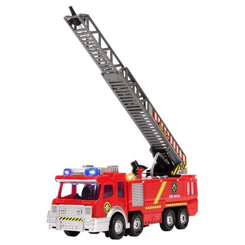 Camion De Pompiers Électrique Rotatif À 360 °, Jouet Pour Enfants Avec Musique, Prise De Vue À Led, Eau, Cadeau