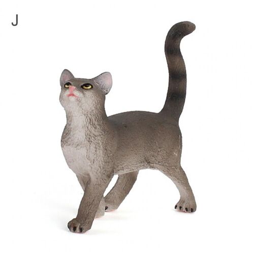 Statue De Mini Chat En Forme D'Animal, Accessoire De Décoration Pour La Maison, Jouet Pour Enfants, Cadeau