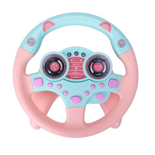 Jeu De Simulation De Volant Pour Bébé, Avec Lumière Et Musique, Véhicule Pour Enfant