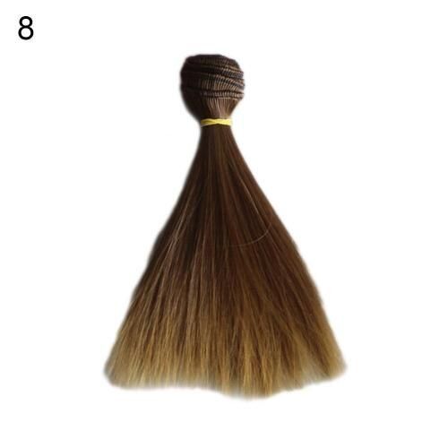 Perruque De Poupée Synthétique En Fiber De Haute Température, Extension Capillaire Longue De 15cm Pour Accessoire De Poupée Bjd, Offre Spéciale 80% 