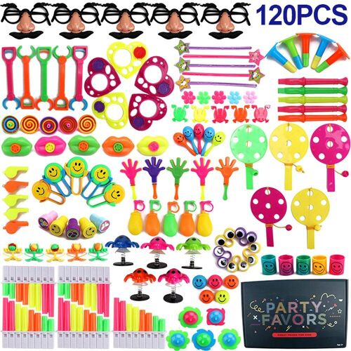 Remplisseuses De Boîtes À Trésors Pinata Pour Enfants, 120 Pièces, Fournitures Pour Fête D'anniversaire, Jeu, Petits Jouets En Vrac, Cadeaux Pour Enfants
