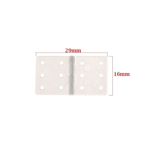 Charnières En Plastique Épinglées Pour Modèle D'avion Rc, 10 Pièces, Pour Avion À Aile Fixe, Charnière D'aileron, Connexion, Pièce D'avion, Accessoire De Drone-Générique