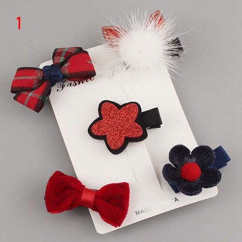 Ensemble De Pinces À Cheveux À Pompon, 5/6 Pièces, Épingles À Cheveux À Paillettes Pour Enfants Filles, Accessoires Pour Cheveux, Jolie Barrette, Animal