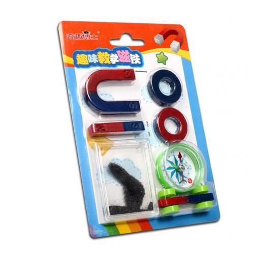 Ensemble D'Aimants Boussole En Forme De U, Anneau De Barre, Outils D'Expérimentation Scientifique Éducative, Jouet Pour Enfants