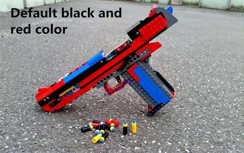 Bloc De Construction À Petites Particules, Jouet D'assemblage De Pistolet À Balles, Aigle Du Désert, Couleur Moc, Cadeau D'anniversaire Pour Enfants, Nouveauté 2021