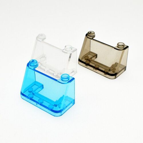 Pièces De Blocs De Construction, Vue De La Rue, Petites Particules, Fenêtre De Pare-Brise, Fenêtre D'automobile, Moc-3823-35260diy2x4x2