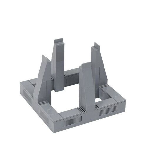 Bloc De Construction Technologique, Créativité Apollo Saturn 5, Plate-Forme De Lancement, Porte-Fusée, Bricolage Éducatif, Jouet D'assemblage, Cadeau, Moc-8497