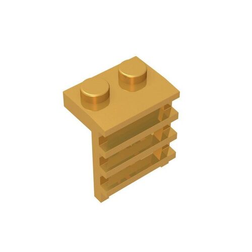 Bloc De Construction Ev3 1x2, Accessoires De Bricolage, Jouet Pour Enfants, Avec Panneau À Rayures Sur Un Côté, Moc-4175