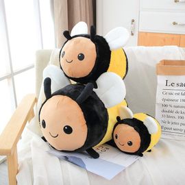 Oreillers En Peluche Pour Enfants, 20-30cm, Jouets Éducatifs, Pour L'éducation Précoce, En Forme De Rhubarbe, D'abeille, Coccinelle