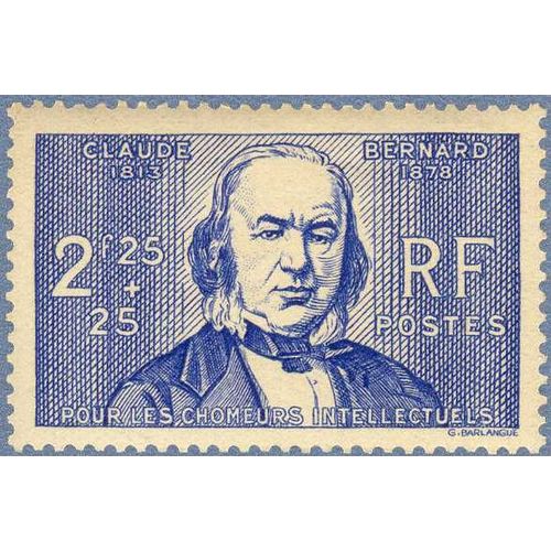 France 1939, Bel Exemplaire Yv. 439 - Au Profit Des Chomeurs Intellectuels - Claude Bernard, Neuf*