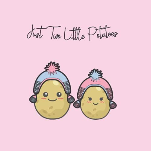 Just Two Little Potatoes: Cute Kawaii Potato Wearing A Hat | Undated Weekly Planner | 2 Page Spread | Pastel Pink Aesthetic Stationery | Small Notebook/Journal