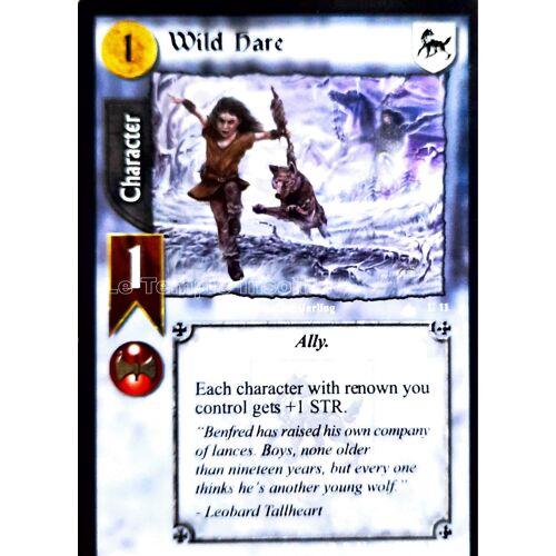 Carte A Game Of Thrones Ccg - Wild Hare U#11
