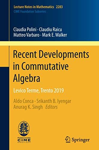 Recent Developments In Commutative Algebra