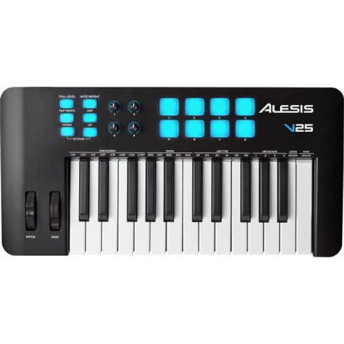 Alesis V25 Mkii- Clavier Maître Midi 25 Notes 8 Pads