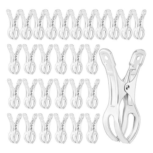 30 Pcs 4.5 Pouces En Acier Inoxydable Piscine Couverture Clips Couverture De Piscine Jumbo Métal Piscine Hiver Couverture Clips
