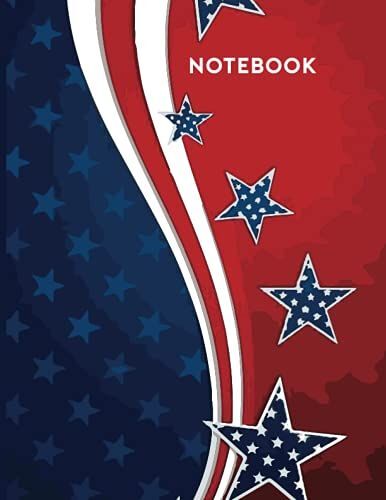 Composition Notebook: 4th July Usa Independence Day: Notebook College Ruled: Large Notebook 8.5" X 11" 110 Pages: Composition Notebook For Teen, Girl, Student And Kids: College Ruled Journal