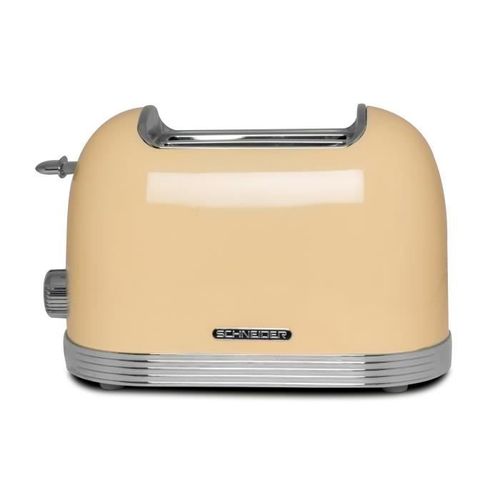 Schneider Feeling's Vintage SCTO2CR - Grille-pain - 2 tranche - 2 Emplacements - crème