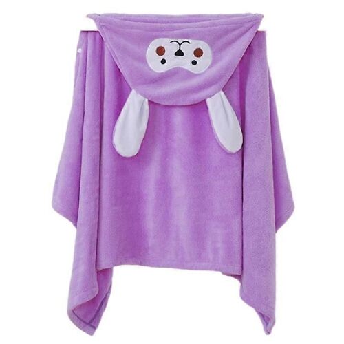 Evago Teen Enfants Bébé Filles Garçons Capuche Natation Plage Serviette De Bain Épais Manteau Doux Hydrophile Natation Beachwear Peignoir-Style 3-65x65cm