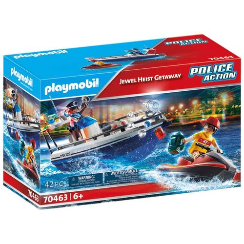 Playmobil City Action 70463 - Garde- Côte Et Voleur À Jet-Ski
