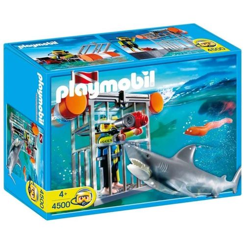 Playmobil City Action 4500 - Plongeur Avec Requin