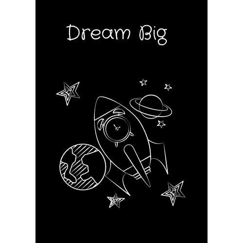 Notebook : Lined Journal Notebook (8.27×11.69 Inches)-100pages With Inspirational Quote : Dream Big