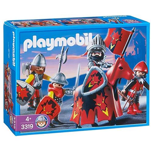 Playmobil Knights 3319 - Chevaliers Du Dragon Avec Escorte