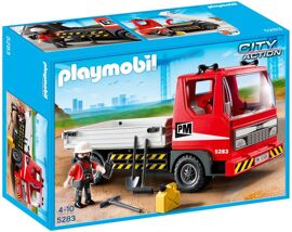 Playmobil City Action 5283 - Camion Benne Avec Ouvrier