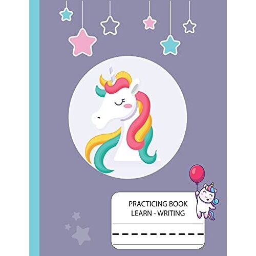 Kawaii Learn To Write Practicing Workbook: Practice For Kids With Pen Control, Line Tracing, Letters, And More! (Kids Coloring Activity Books)