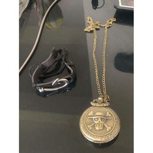 Montre De Poche Et Gousset One Piece + Bracelet