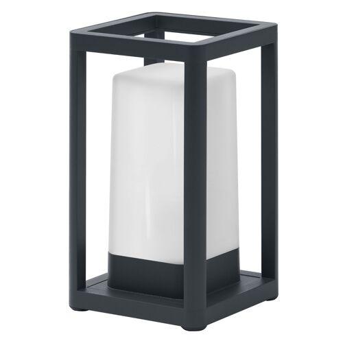 Ledvance Smart+ Wifi Table Frame Powerbank 20,3cm, Lanterne À Gradation, Boîtier En Aluminium, Fonction Batterie Et Powerbank Intégrée, Contrôle Des Couleurs Rgb, 5 W, 270 Lm, Blanc Chaud 3000k, Ip 44