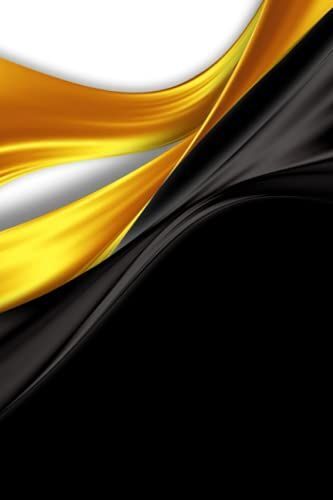 Notebook: The Black And White And Yellow Notebook For Note Taking