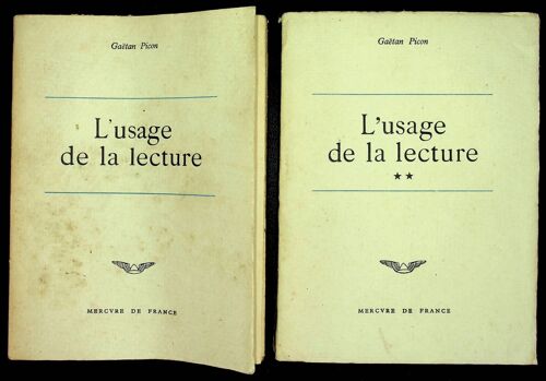 L'usage De La Lecture * Et **