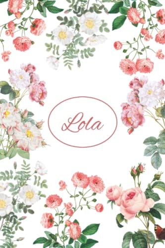Lola: Lined Notebook With Personalized Name Lola: 6x9 120 Pages - Personalized Name Gift, School Gifts, Gift For Lola (Art-1): Lola: Lined Notebook ... Gift, School Gifts, Gift For Lola (Art-1)
