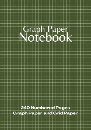 Executive Graph Paper Notebook: Project Workbook With 240 Numbered Pages Quad Ruled 5 X 5 Graph Paper And Dot Grid Paper | 7" X 10" Executive Size | Plus Journal Pages | For Ideas, Notes, Sketches